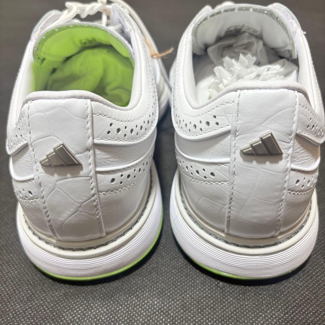 25.5cm adidas Golf MC80 ゴルフシューズ ID4748 白