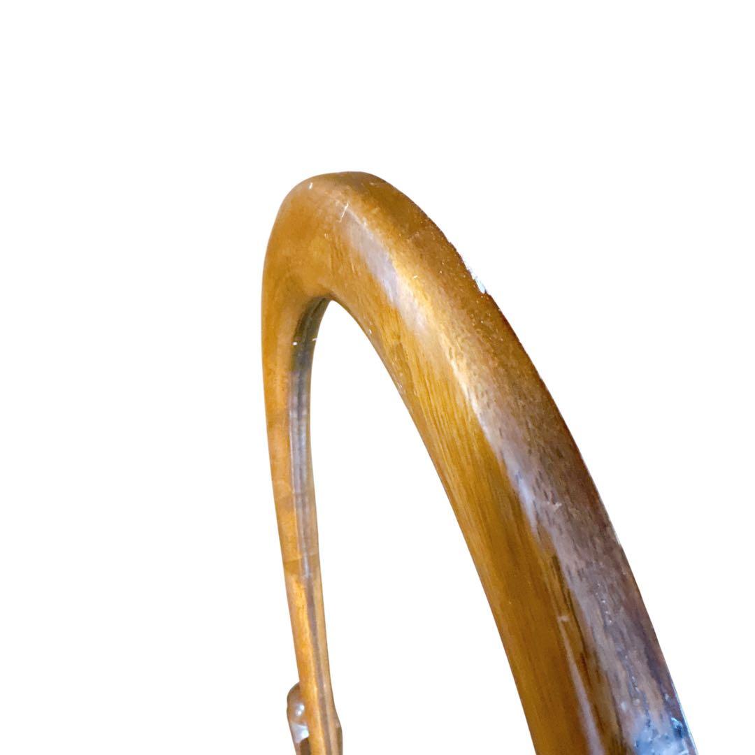 アンティーク　木製　全身鏡　スタンドミラー　ヴィンテージ　オーバル