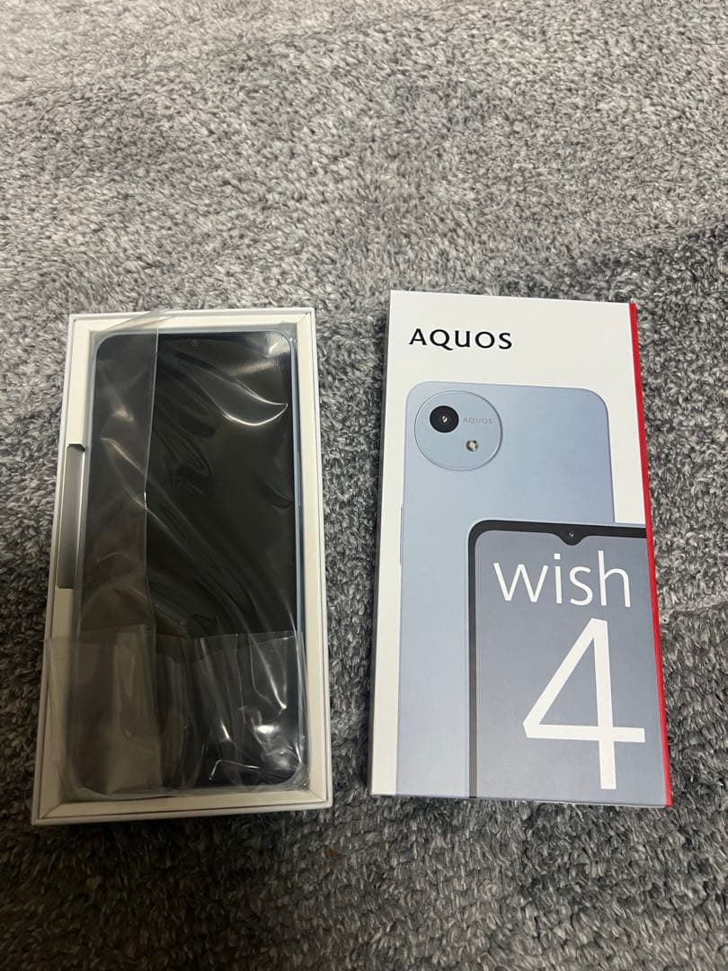 【新品未使用】AQUOS wish4 ブルー SIMフリー