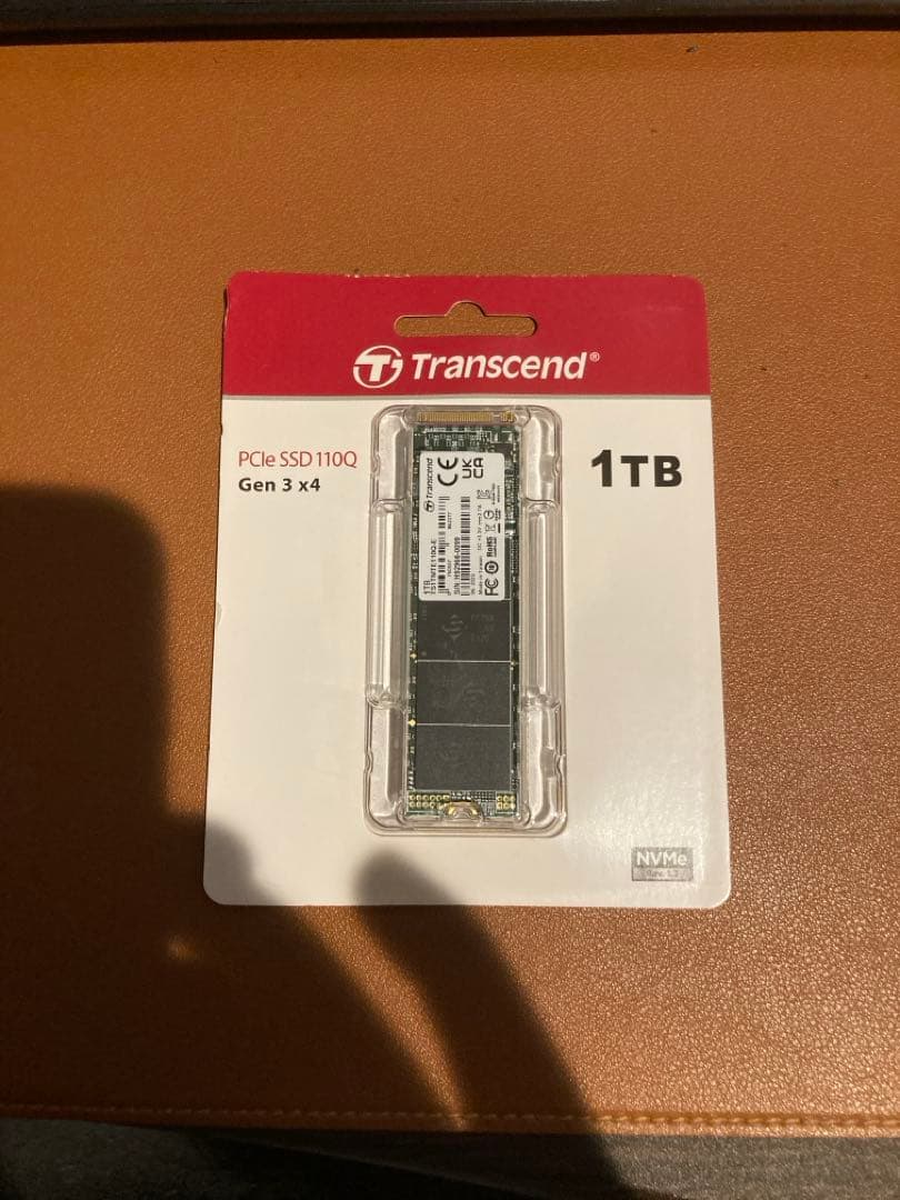 新品未使用　Transcend PCIe SSD 110Q 1TB