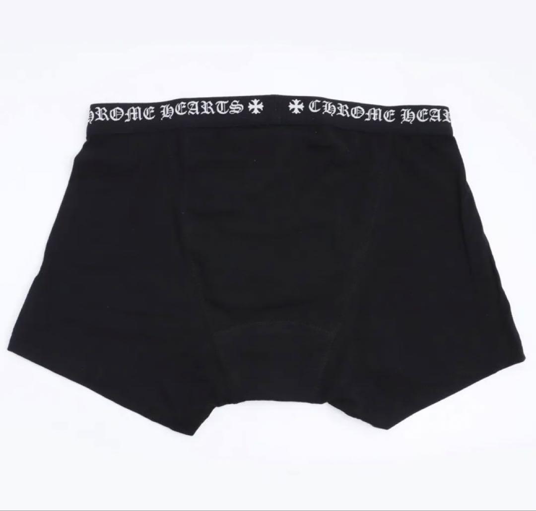 【新品】 Chrome Hearts ショート ボクサー ブリーフ 黒×白 M