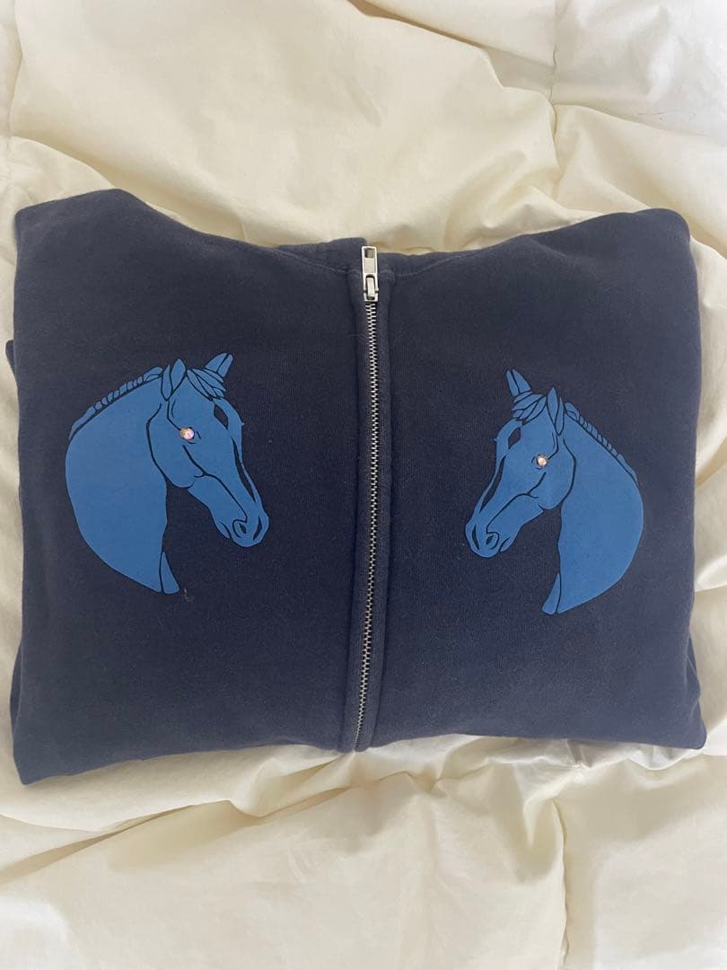 トップス Labyrins Dont Cry Horse Zip Hoodie shury