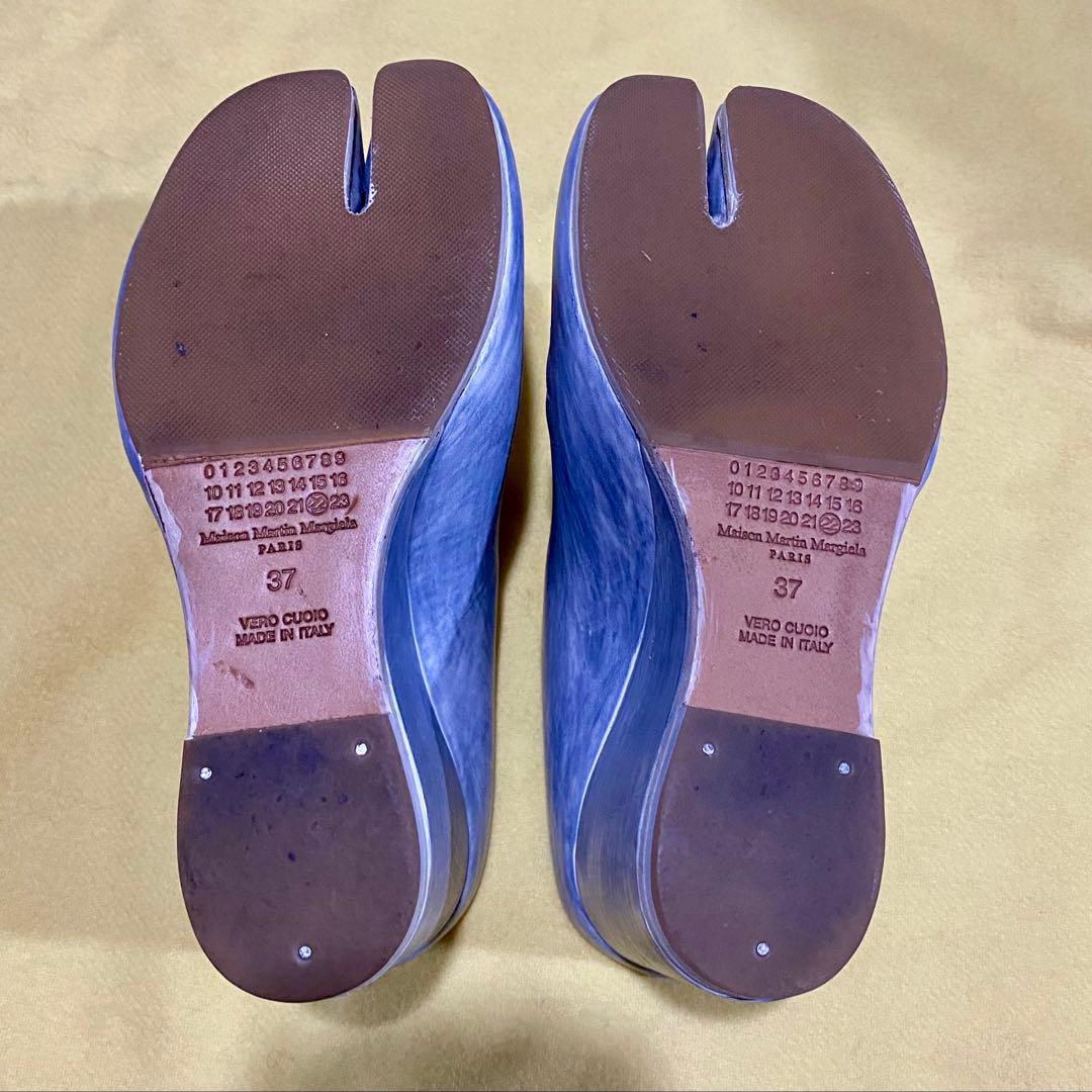 margielaマルジェラ　ペンキ足袋　サボサンダル　37 希少モデル