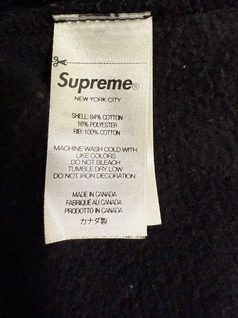 Supreme Small Box Crewneck ブラック24fw