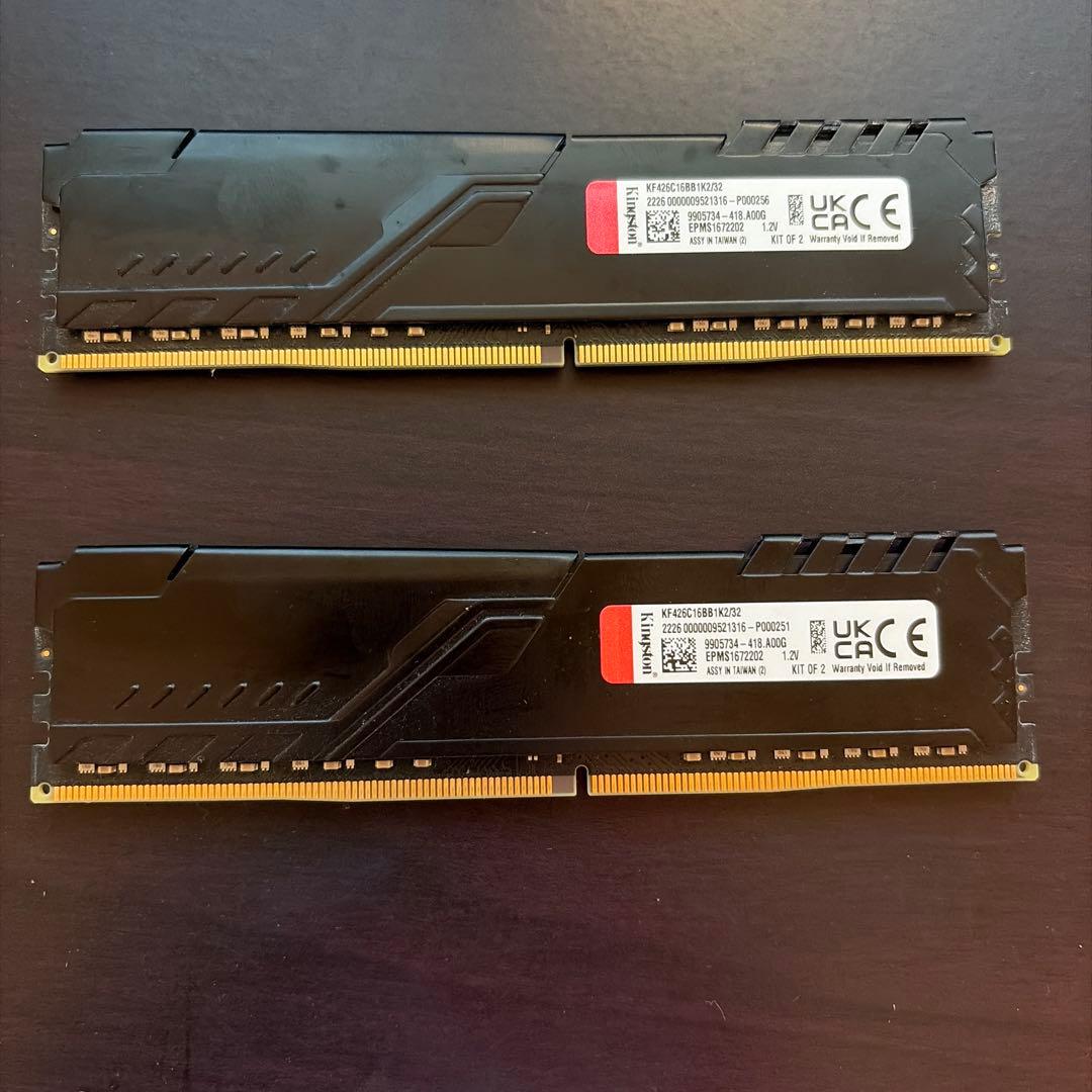 Kingston FURY BEAST 32GB DDR4 メモリキット