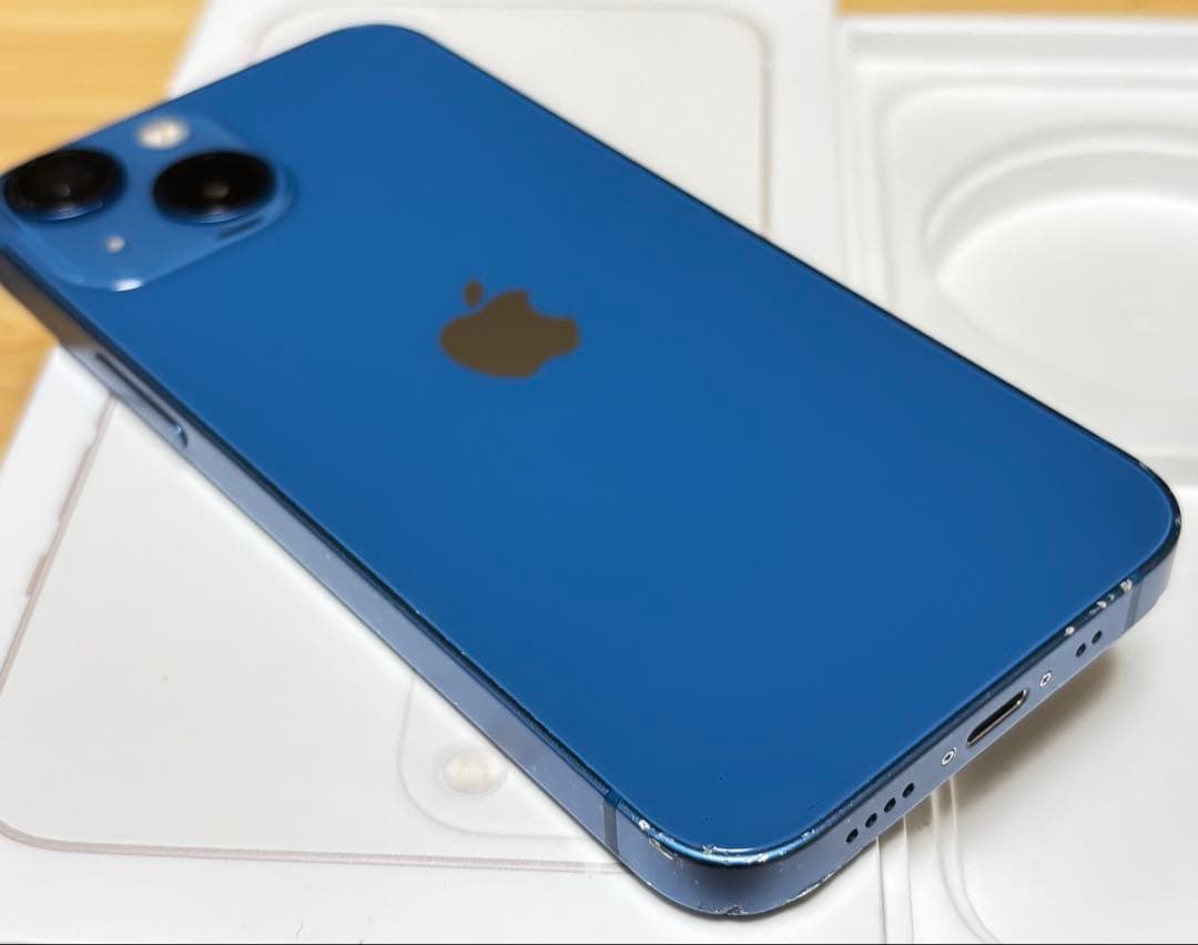 【動作良好】iPhone 13 mini 128GB ブルー　SIMフリー　本体