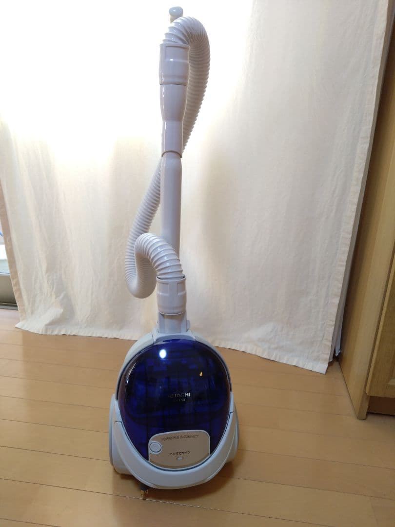 HITACHI CV-F50 紙パック式キャニスター掃除機（青）