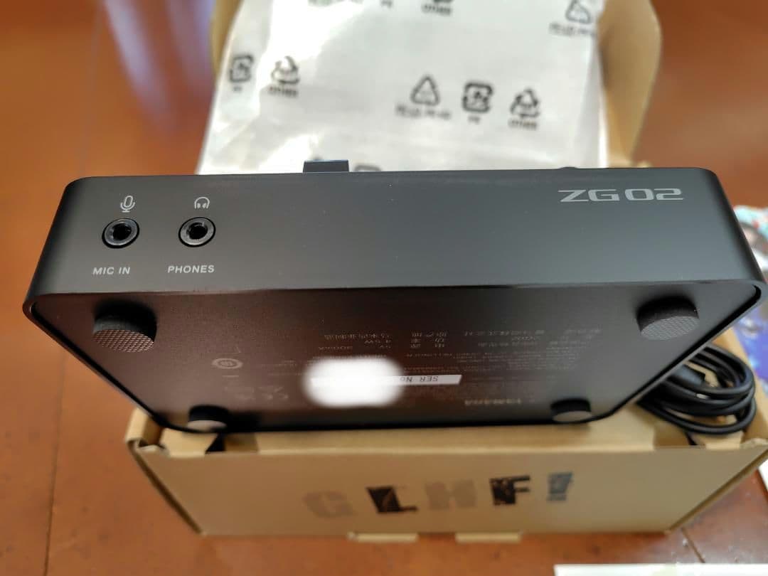 Yamaha ZG02 USBオーディオインターフェース