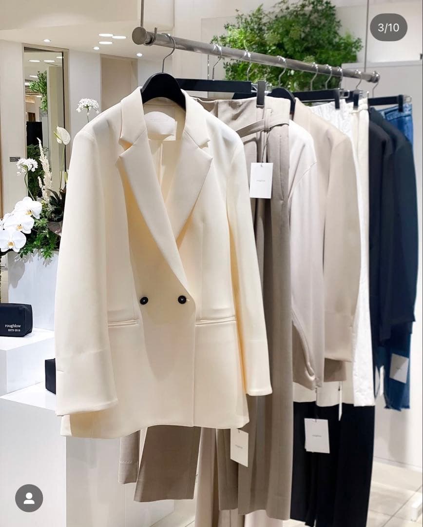 roughlow ジャケット ホワイト フリーサイズ 未使用