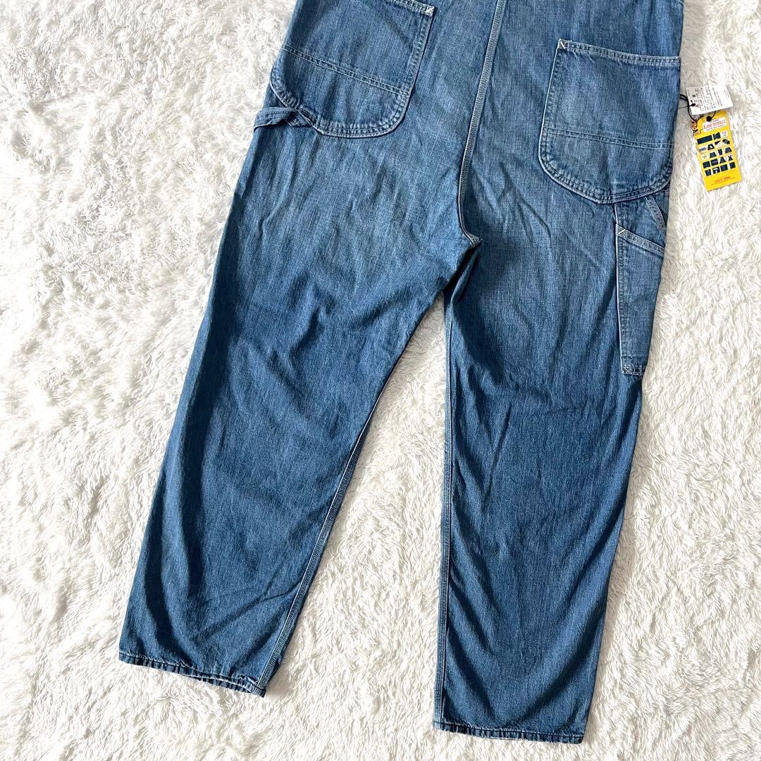 新品未使用 Lee リー デニム サロペット オーバーオール ユーズド加工 XL