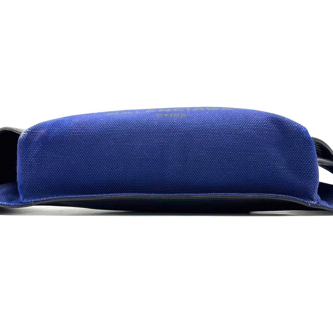 【希少 極美品】バレンシアガ ネオリフト ボディバッグ ロゴ キャンバス レザー