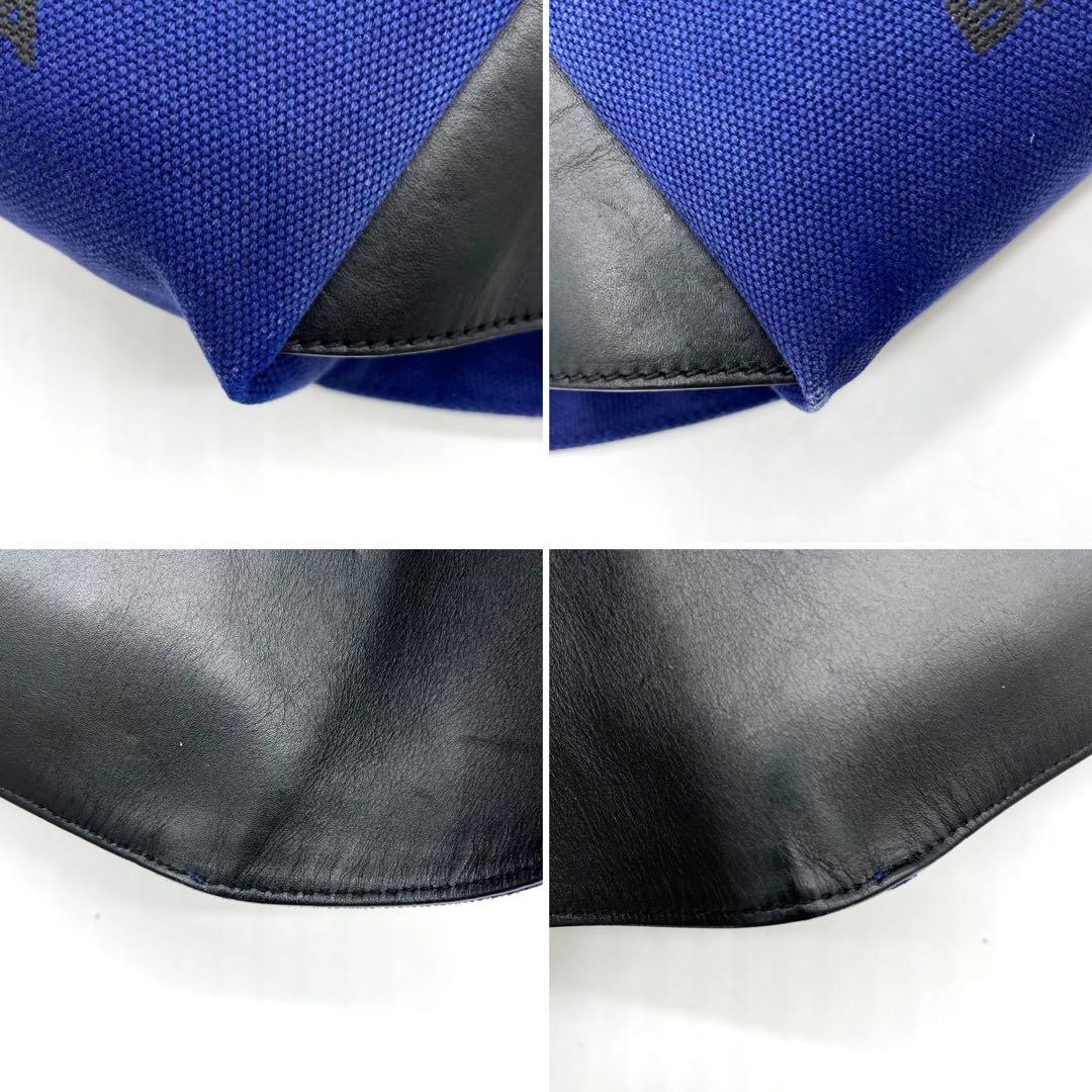 【希少 極美品】バレンシアガ ネオリフト ボディバッグ ロゴ キャンバス レザー