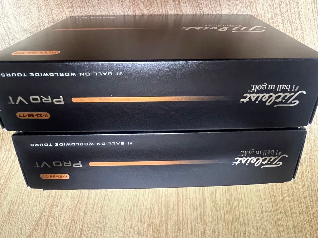 2025 TITLEISTタイトリストPROV1 プロV1 ダブルナンバー×2箱
