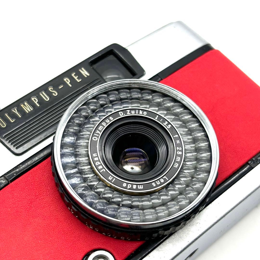 【整備済・完動品】 OLYMPUS PEN EE-3 赤