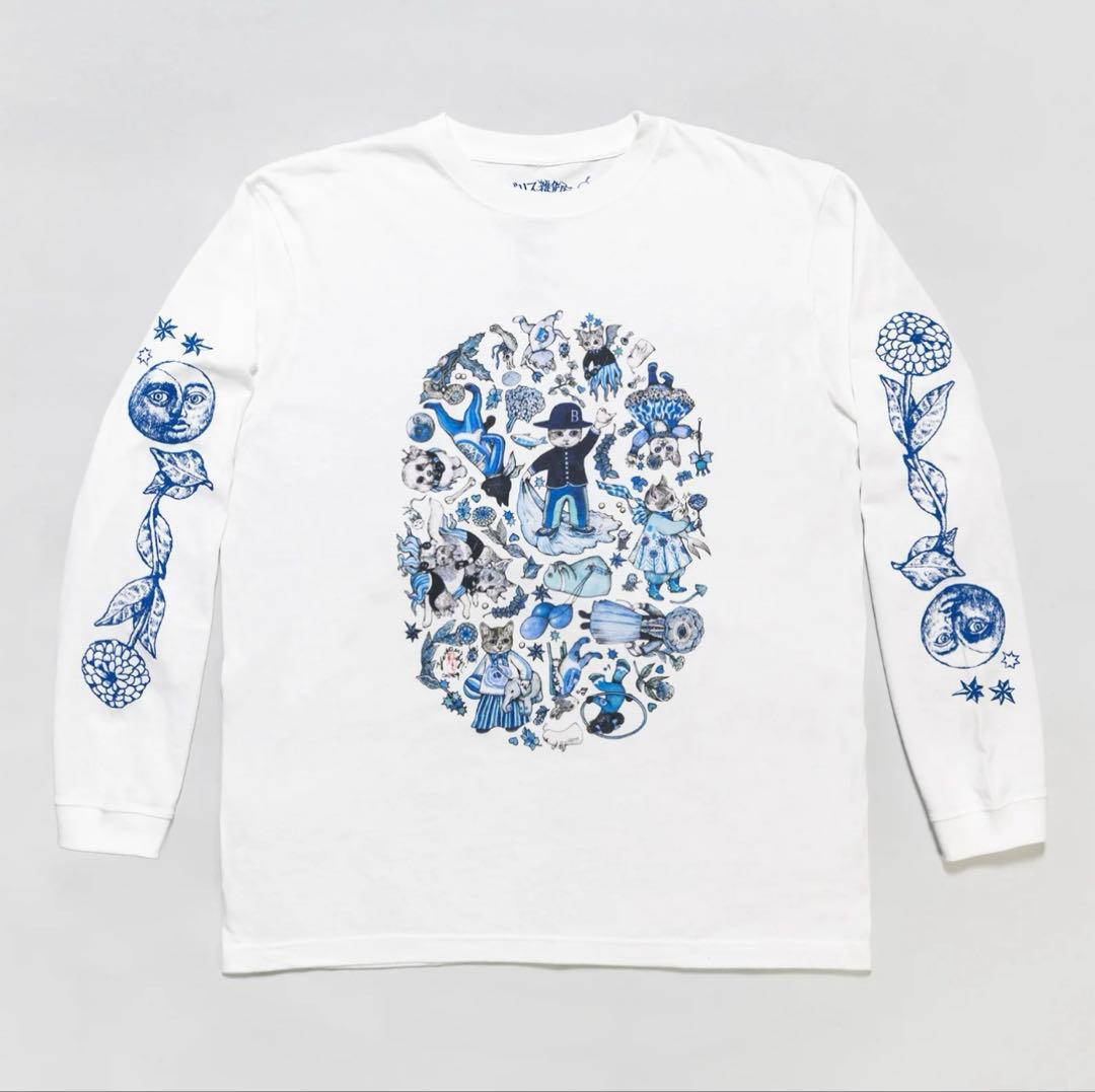 ボリス雑貨店 | Tシャツ |ロンT BLUE M | ヒグチユウコ