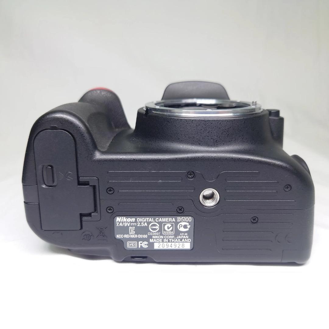 NIKON D5100 18-55mm レンズ ニコン 動作確認済