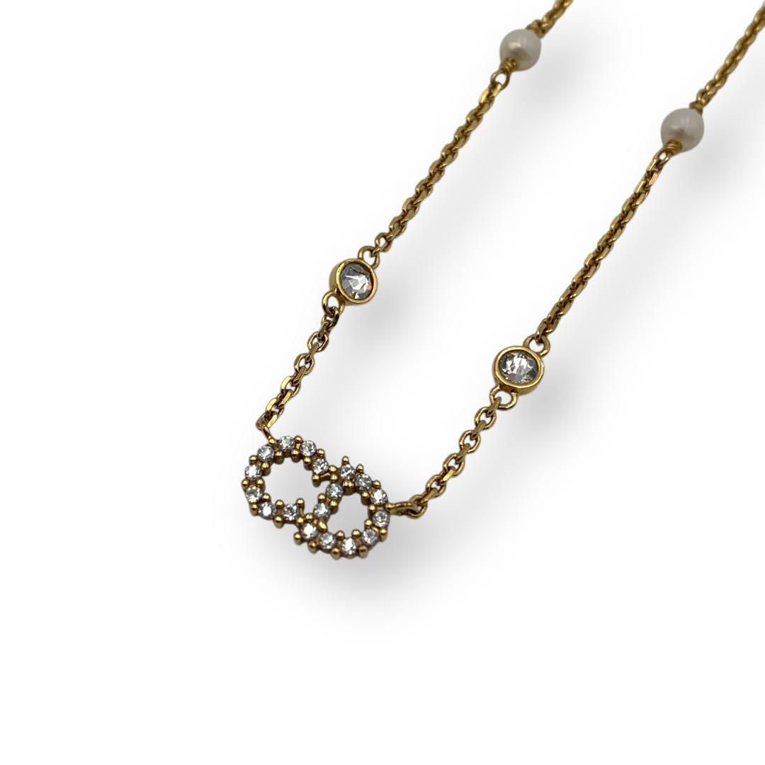 現行 ディオール DIOR ネックレス パール Clair D Lune