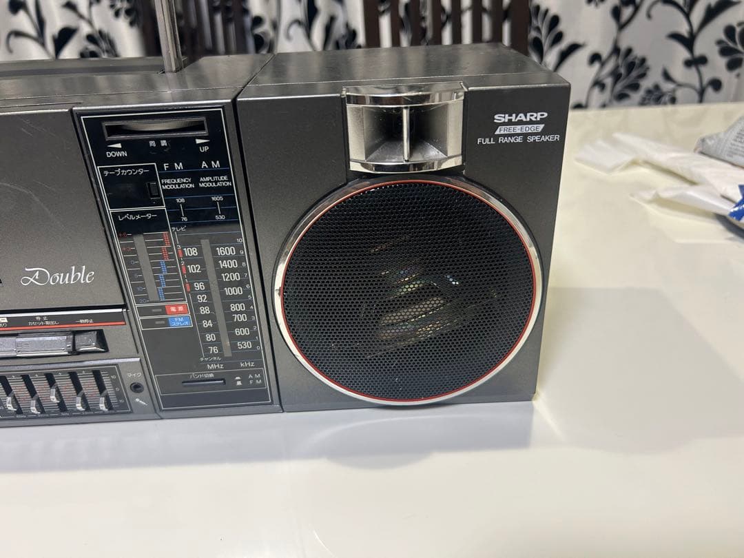SHARP Q38 Double ラジオ・ラジカセ ジャンク