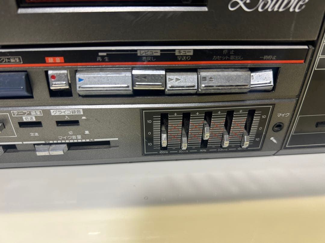 SHARP Q38 Double ラジオ・ラジカセ ジャンク