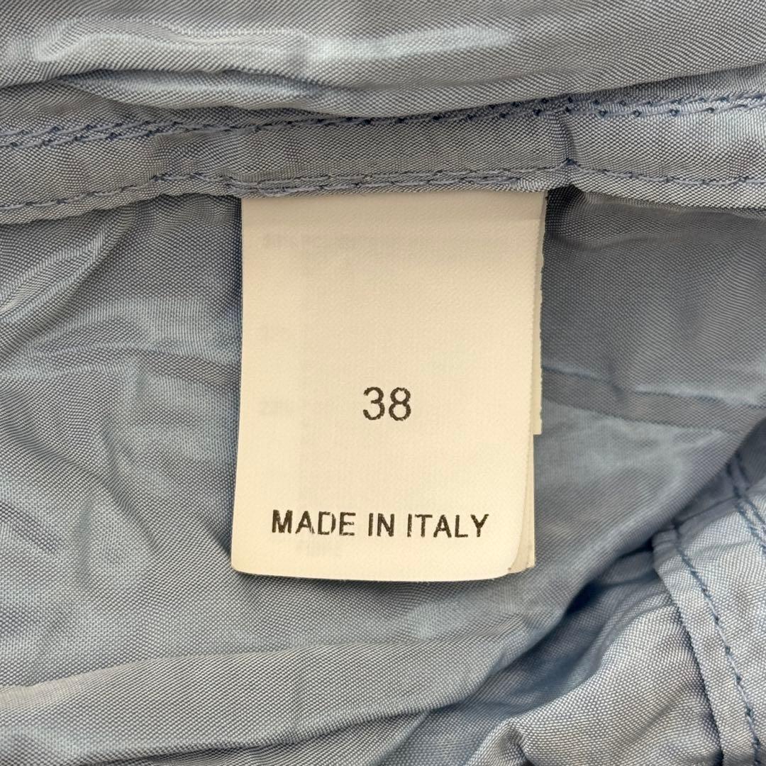 ブルネロクチネリ ポリ フーデット コート サックス 38 ナイロンコート