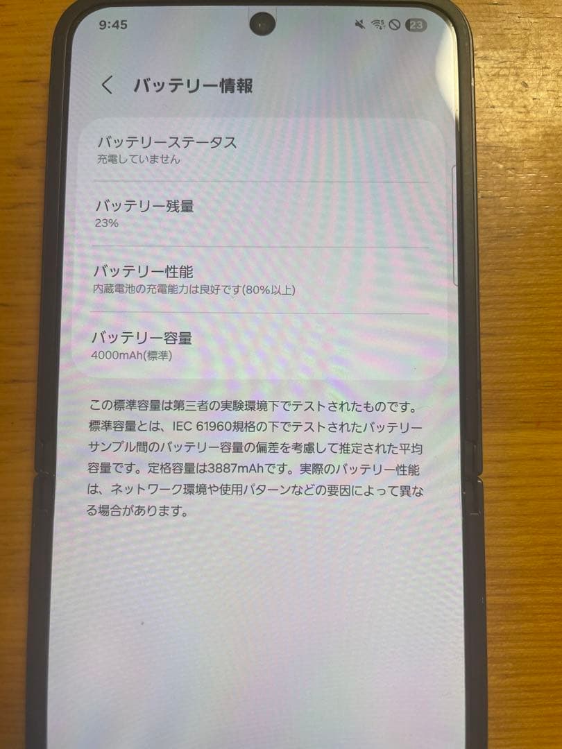 国内版GALAXY Zfilp6 折りたたみスマートフォン クラフテッドブラック