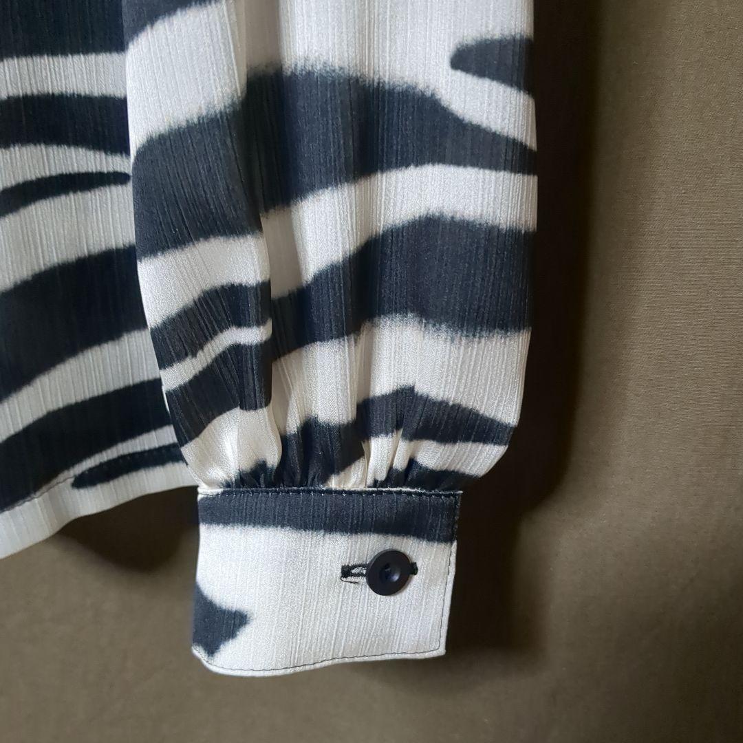 TAE ASHIDA タエアシダ　長袖ブラウス りぼん付き