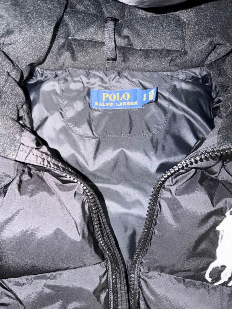 Polo by Ralph Lauren ロゴビッグポニーダウンベスト美品