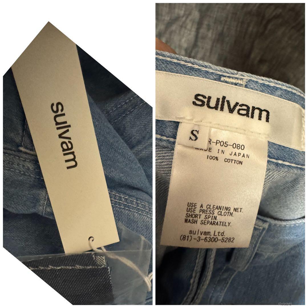 定価62700円 23SS sulvam サルエルデニムパンツ　S ジーンズ