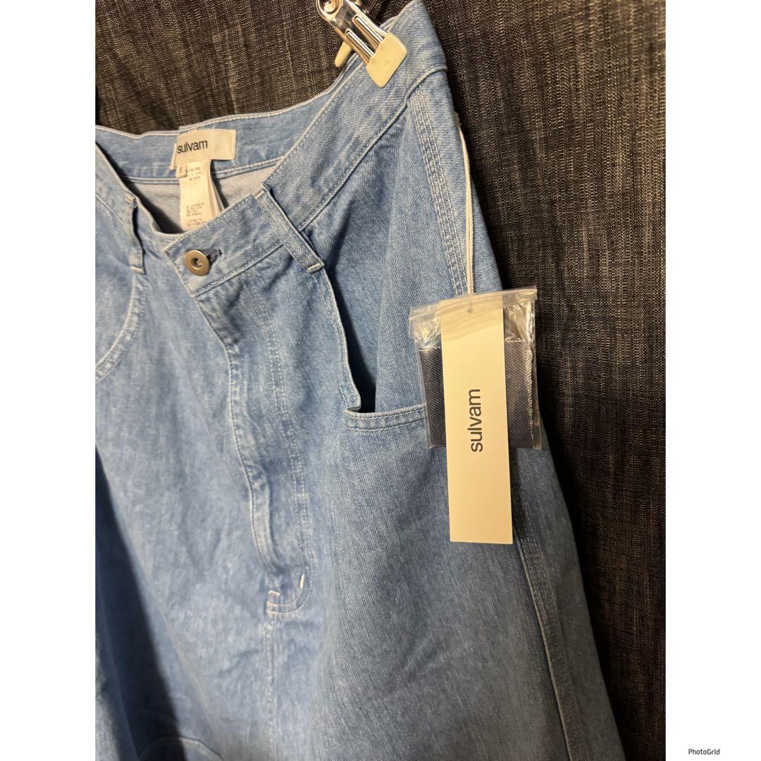 定価62700円 23SS sulvam サルエルデニムパンツ　S ジーンズ