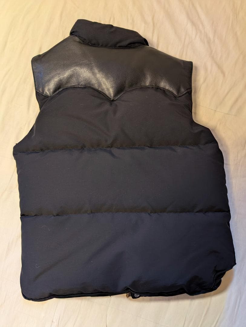 SUGAR CANE（シュガーケーン）のレザーヨークダウンベスト