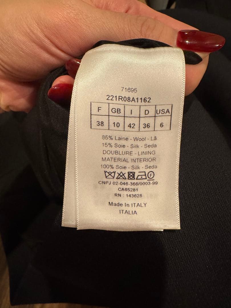 DIOR ディオール Vワンピース