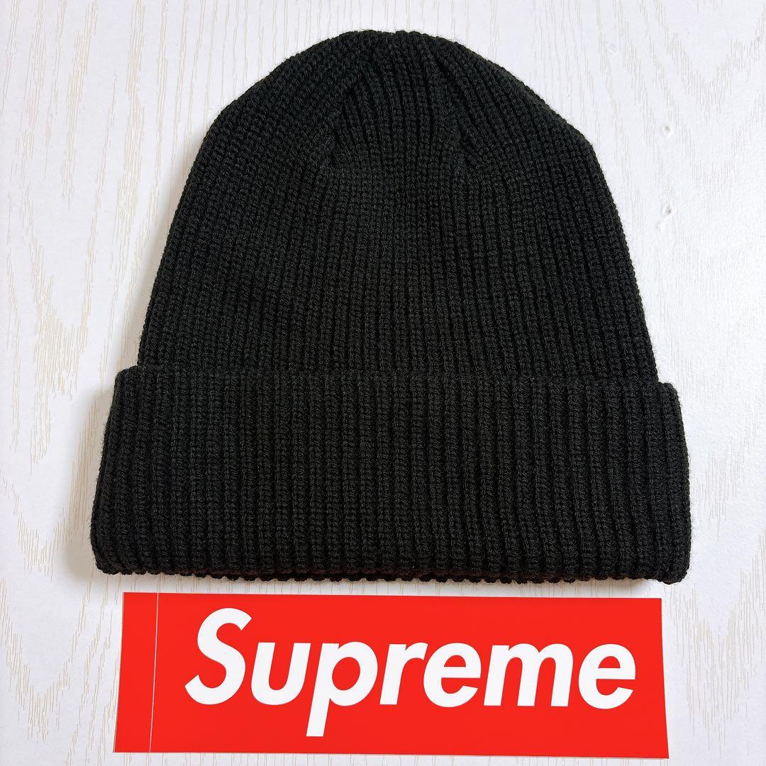 Supreme Loose Gauge Beanie カナダ製　ブラック　黒