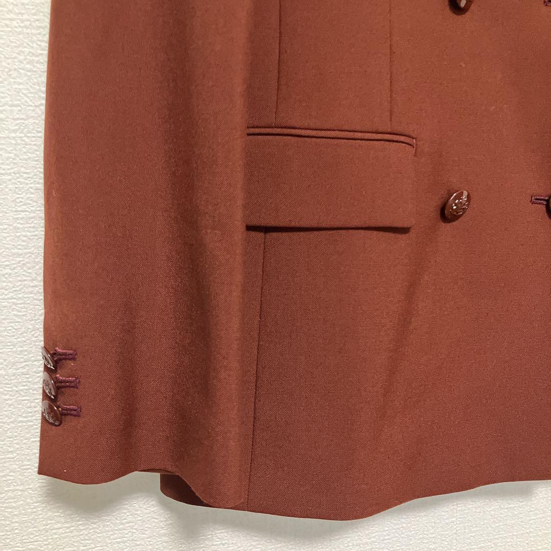 25AW【新品】アナイ　マットクロスピークドラペル ジャケット　ブラウン　36