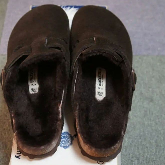 BIRKENSTOCKボア ボストン シアリング36