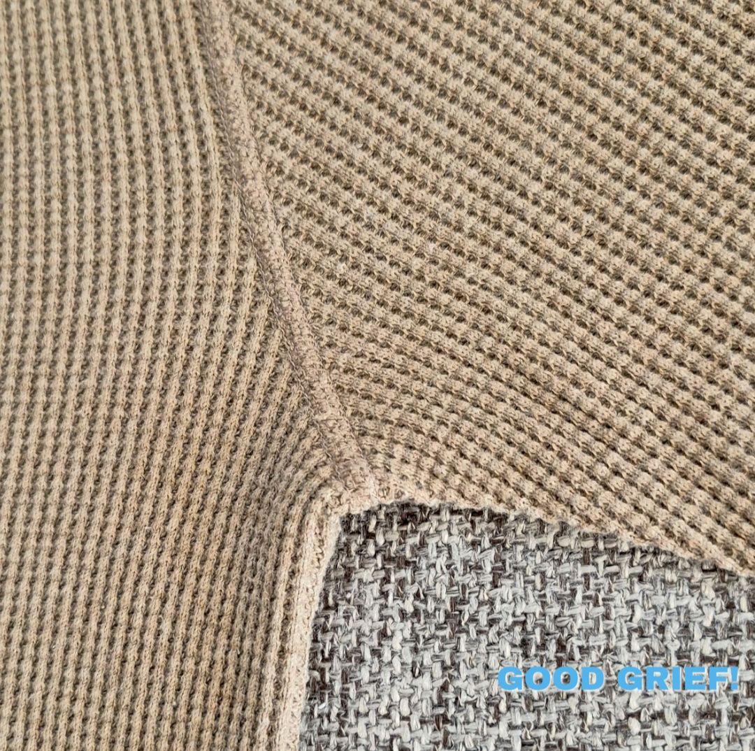 【GOOD GRIEF!】SFSC PRINTED HENLY NECK TOP