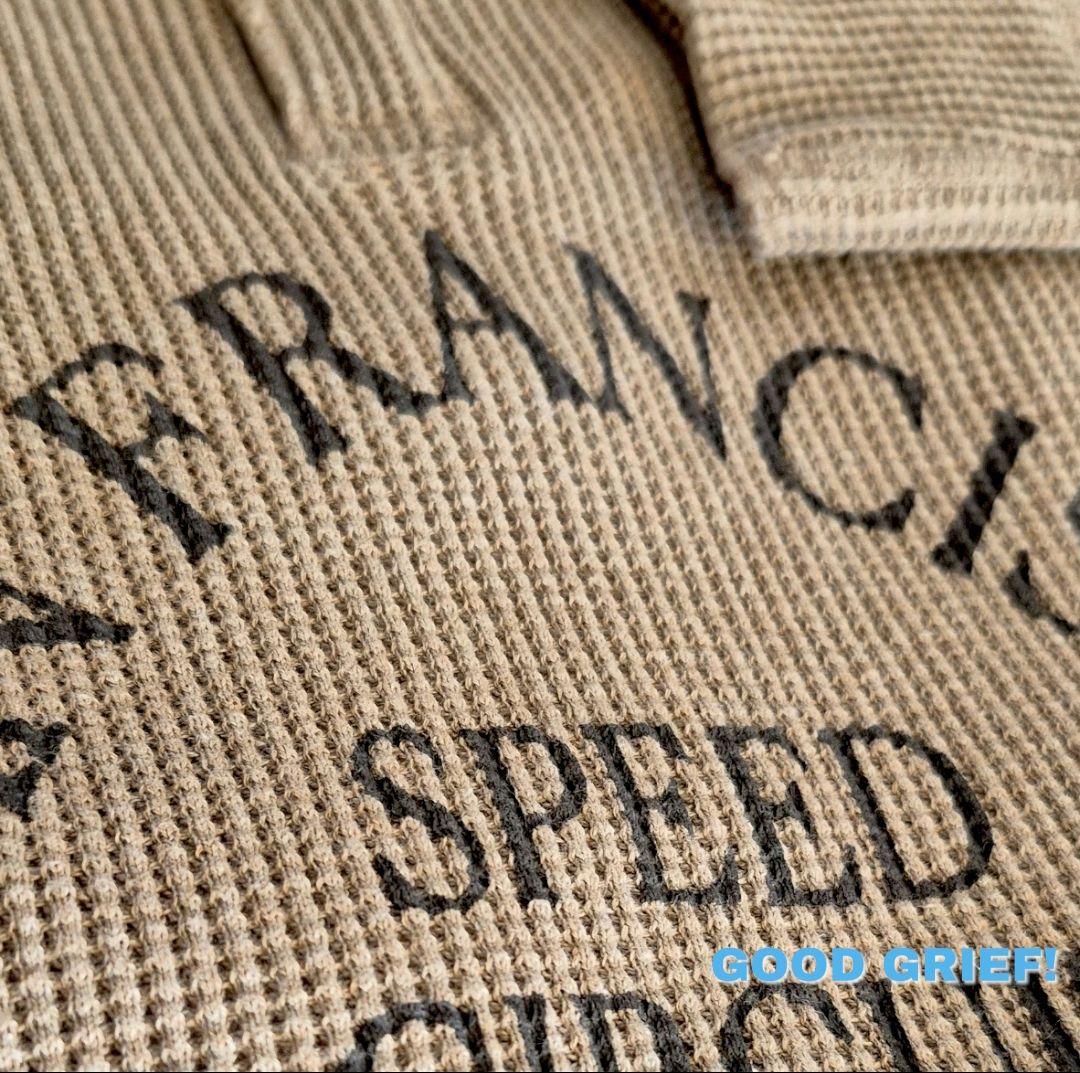 【GOOD GRIEF!】SFSC PRINTED HENLY NECK TOP