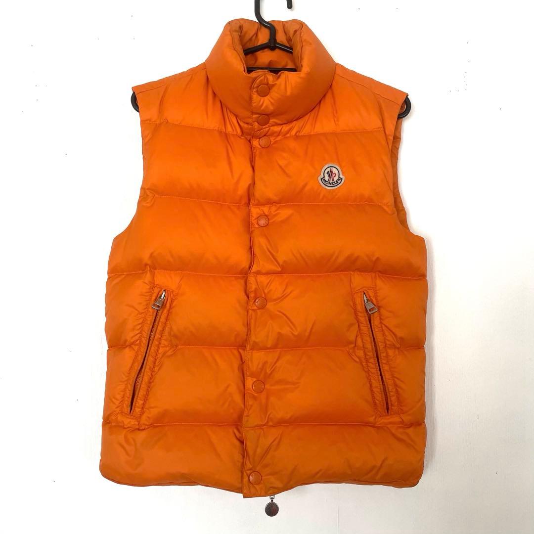 MONCLER モンクレール ダウンベスト オレンジ 00サイズ