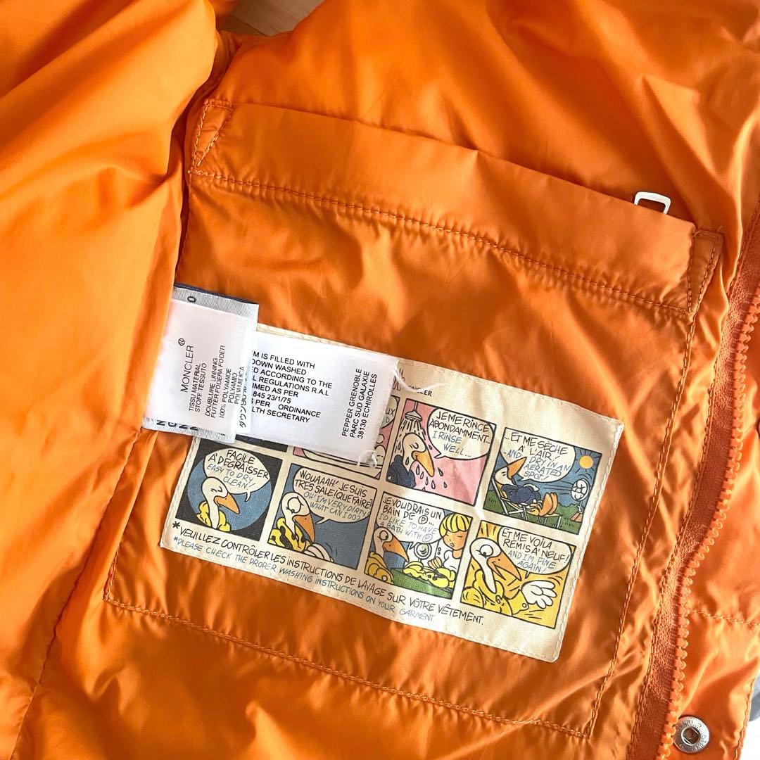 MONCLER モンクレール ダウンベスト オレンジ 00サイズ