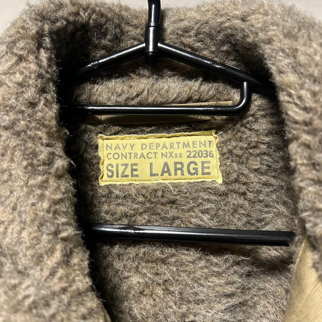 n-1, ミリタリージャケット（米国海軍デッキコート） カーキ