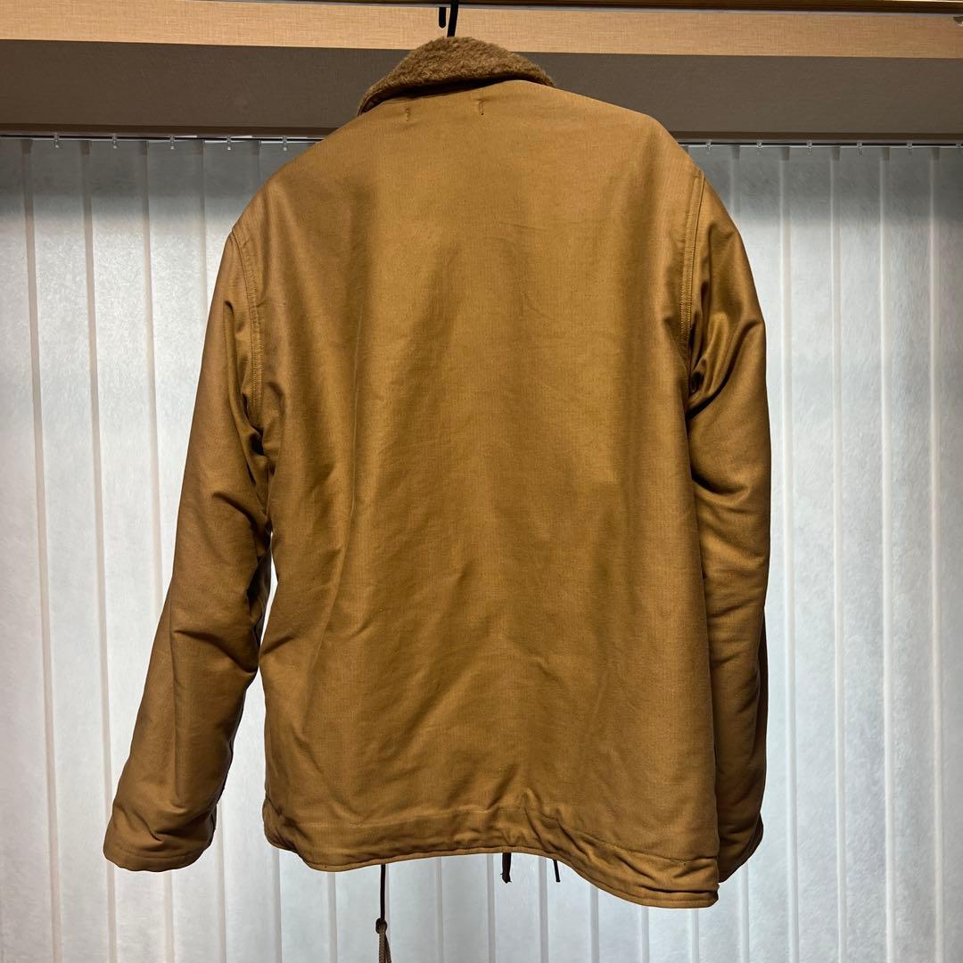 n-1, ミリタリージャケット（米国海軍デッキコート） カーキ