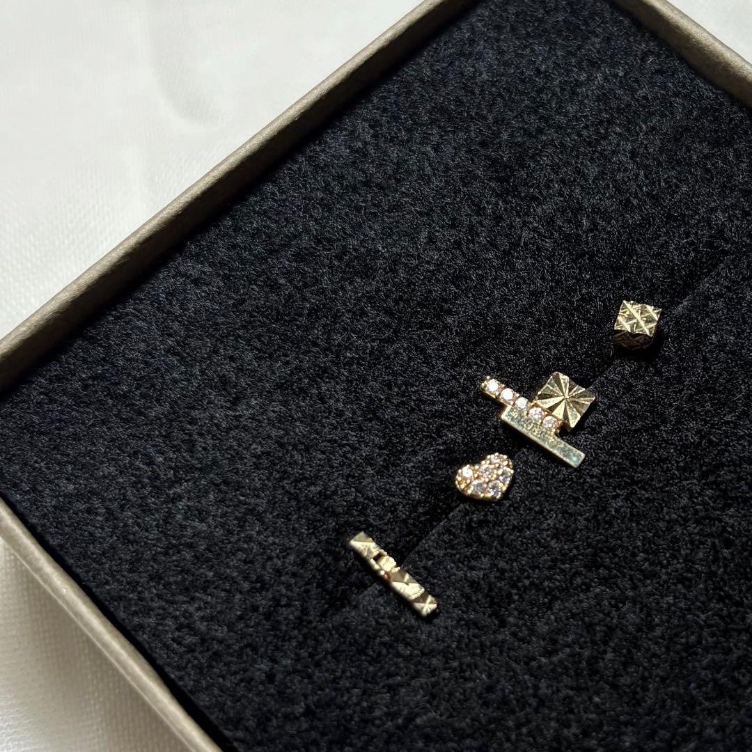 CANAL Accessory 10K ゴールドピアス バラ売り可