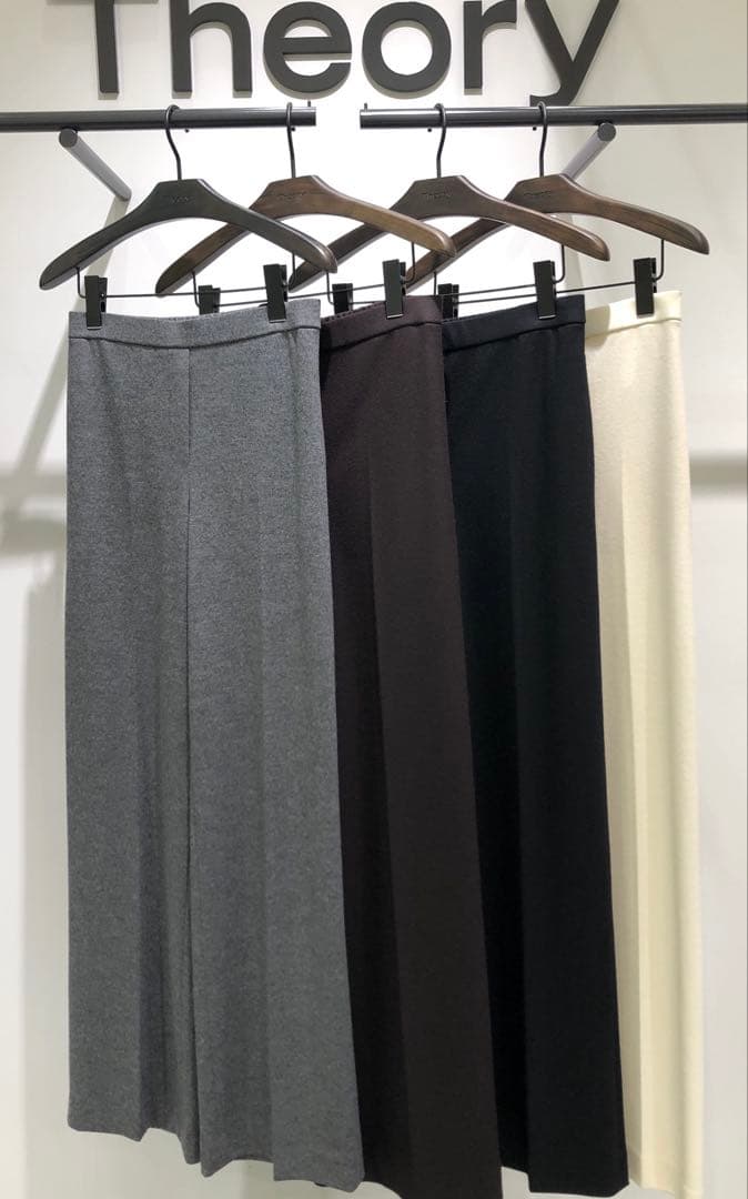 theory★『wide pull on』★ワイドラインパンツ