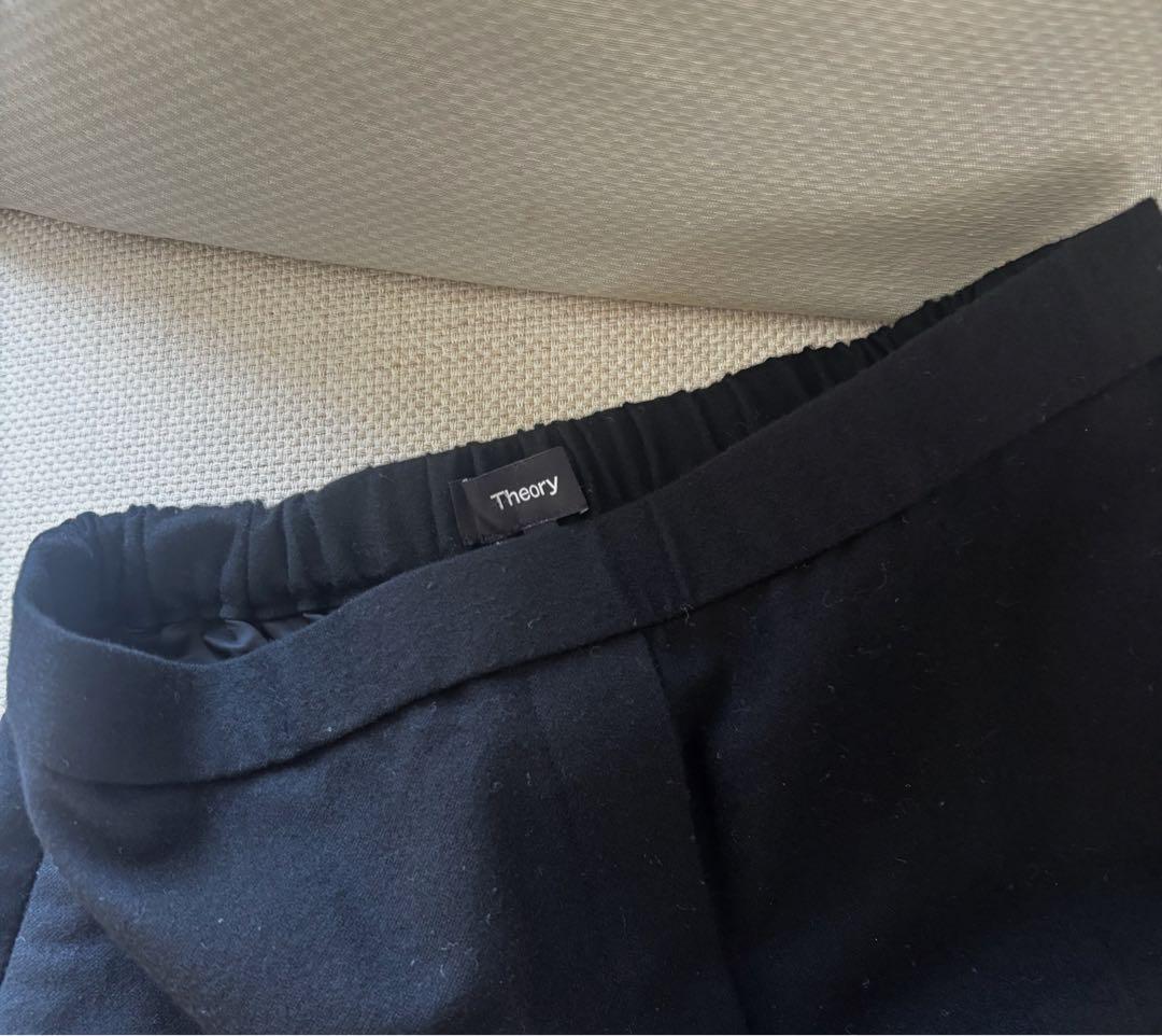 theory★『wide pull on』★ワイドラインパンツ