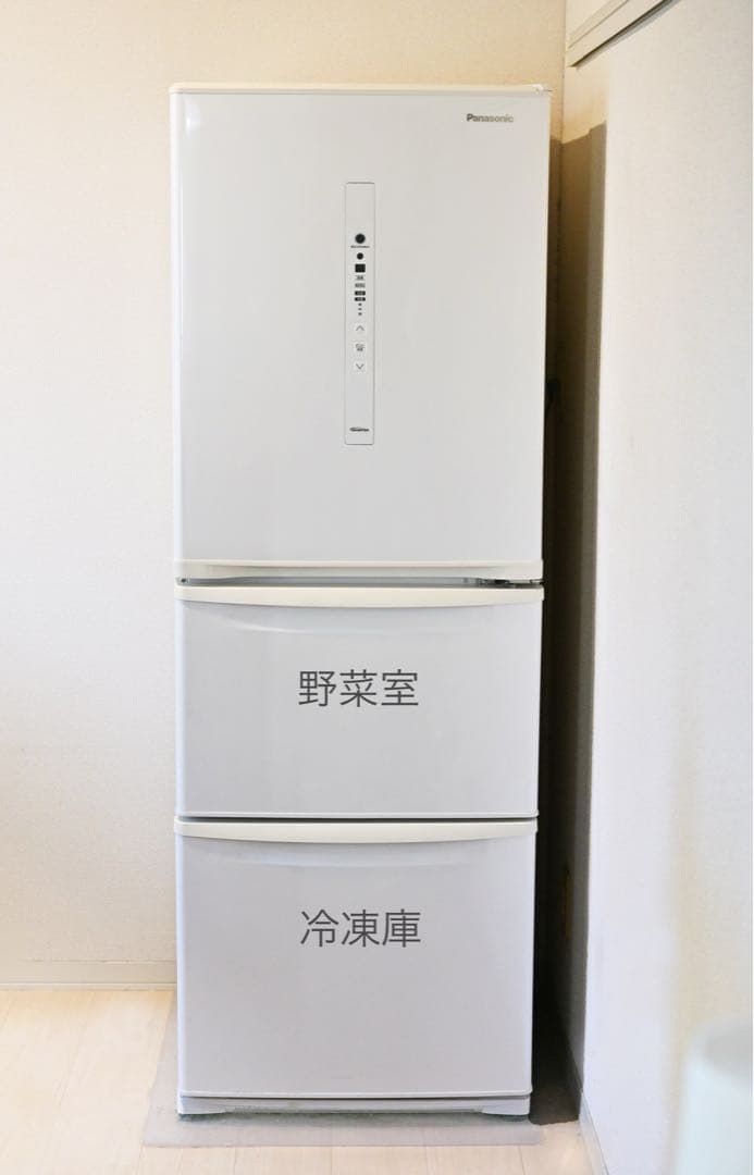 NR-C340CL-W Panasonic 冷蔵庫 [335L /右開き]