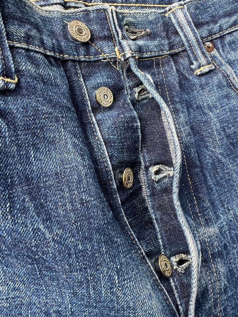 オールド ウェアハウス 10周年1003XX 大戦モデル 赤ペンキ 34インチ