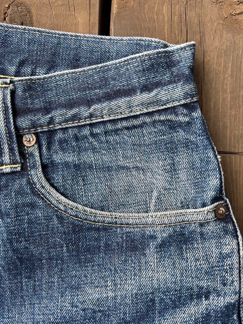 オールド ウェアハウス 10周年1003XX 大戦モデル 赤ペンキ 34インチ