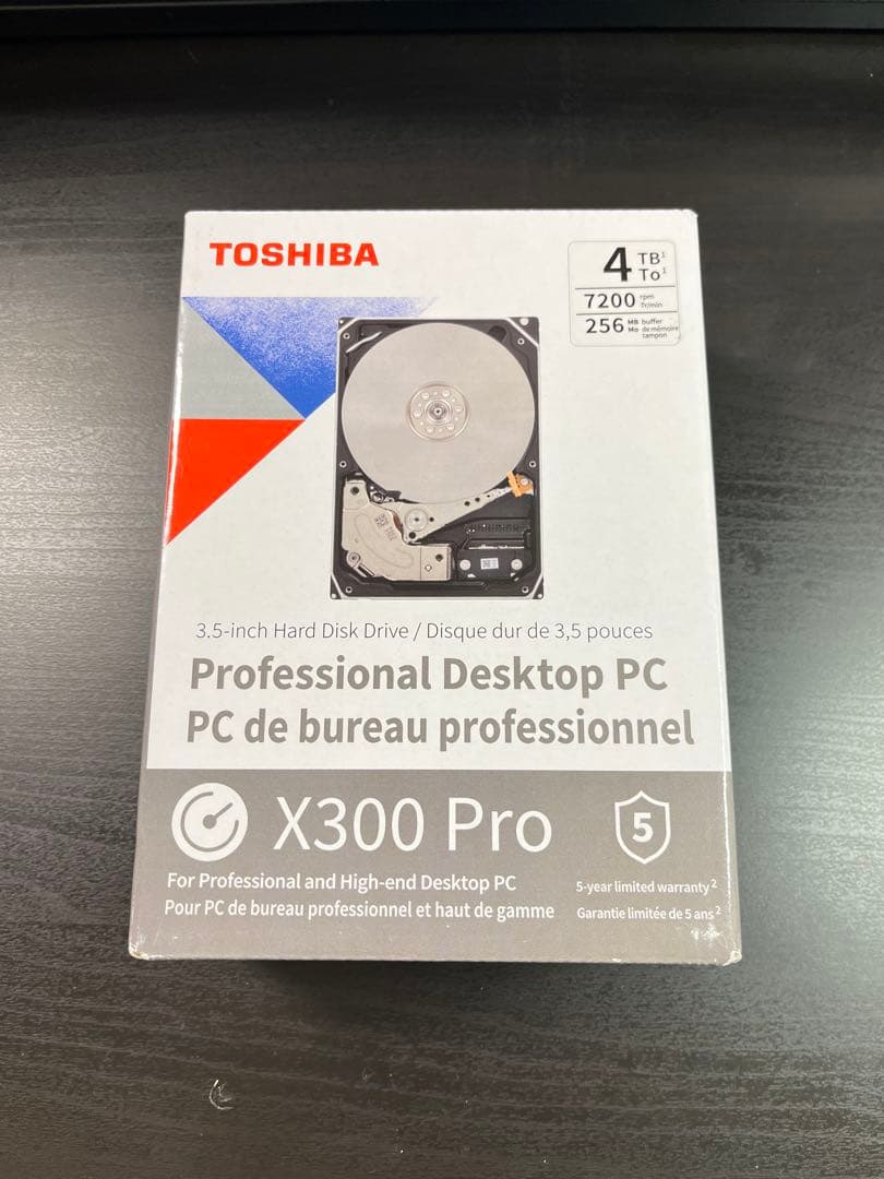 【新品未開封】東芝 3.5インチ HDD X300 Pro 4TB