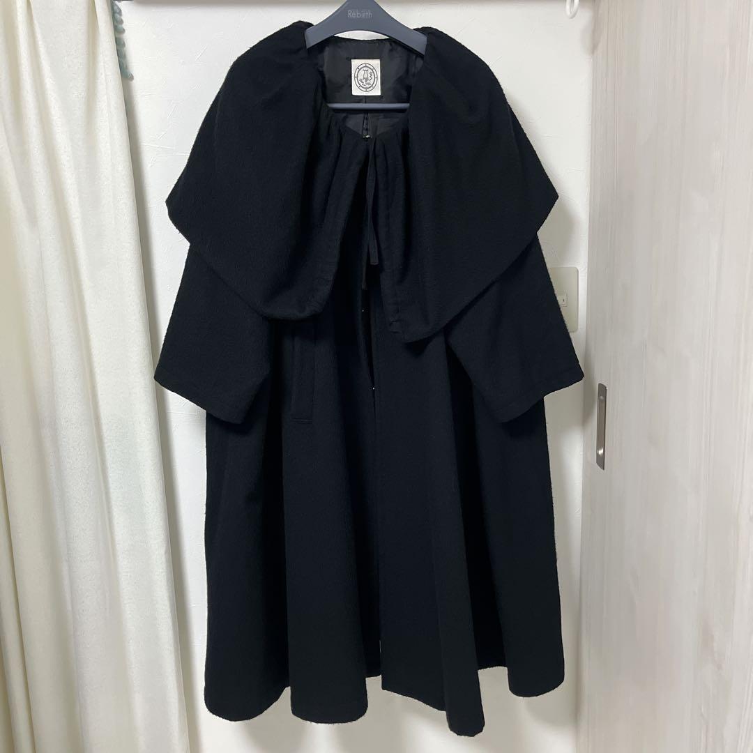 Pnumadder madderマダマダ ウール ビッグカラーロングコート