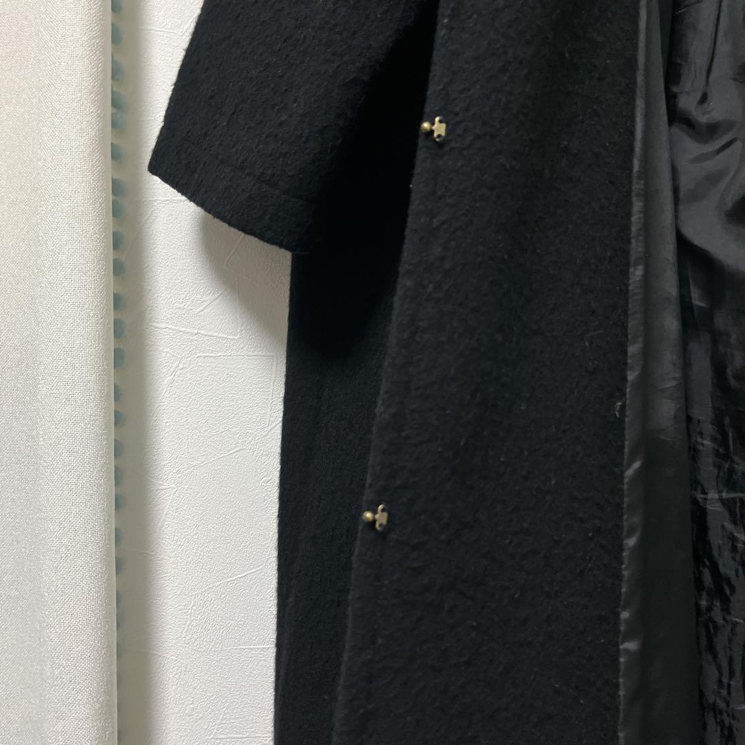 Pnumadder madderマダマダ ウール ビッグカラーロングコート