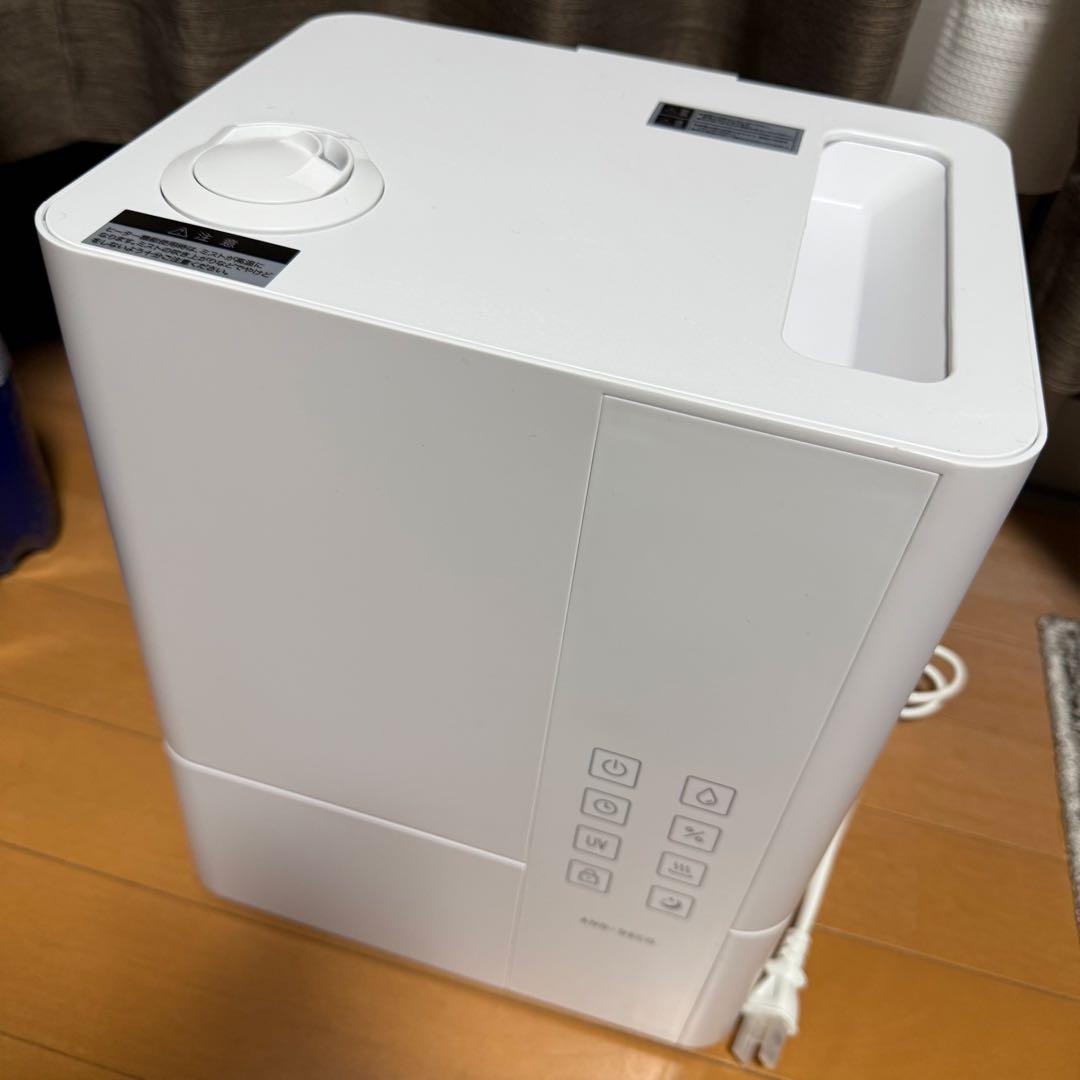 みー☆  AND DECOモダンデコ ハイブリッド式加湿器 ホワイト